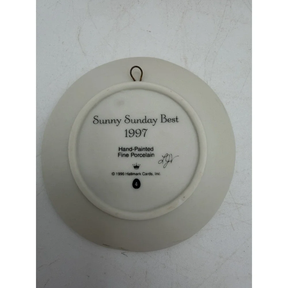 🐣🌸 Hallmark Collectors Easter Ornament 1997 –‎ Collector's Plate #08675 🌸🐣